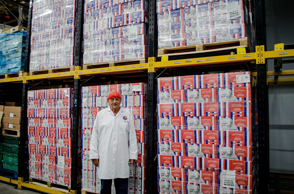 Pierre Koffmann visits Etherington's Wholesale frozen foods